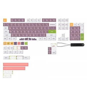 134 Клавиши DYE-SUB Keycap XDA Profile Cute Expressions Keycaps Для MX-Переключателей Игровая Механическая Клавиатура Прямая Поставка