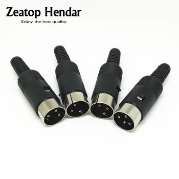 20шт 3-контактный DIN-разъем с пластиковой ручкой-адаптером
