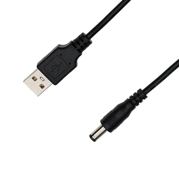 500шт USB-порт длиной 1 м до 5,5 x 2,1 мм Разъем для подключения 5 В постоянного тока Кабель питания Разъем шнура для небольших электронных устройств