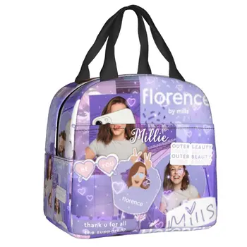 Florence By Mills Изолированная сумка для ланча, Водонепроницаемый кулер, Термальная коробка для Бенто Для женщин, Детские сумки для школьной работы, еды для пикника