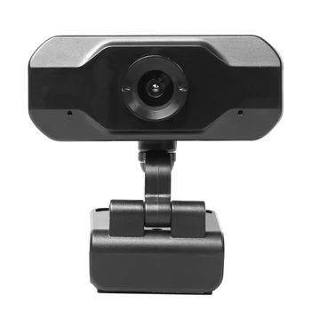 HD 1080P Cam Веб-камера Компьютер ПК Веб-USB-камера с микрофоном Поворотная камера для видеозвонков Конференц-связь Работа на ПК