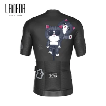 LAMEDA Новая летняя мужская велосипедная одежда с коротким рукавом, Шоссейный велосипед, Горный велосипед, Дышащая, быстросохнущая