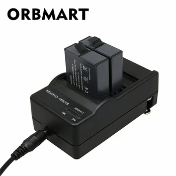 ORBMART Для Gopro Hero 5 6 7 Черное автомобильное зарядное устройство 2 В 1 и зарядное устройство с кабелем Зарядное устройство для путешествий Аксессуар для спортивной камеры