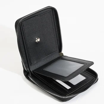 RFID Портмоне Мужской модный кошелек для мужчин Маленький кошелек мужской мини кошелек Короткий кошелек Антимагнитный держатель для карт мужской короткий кошелек