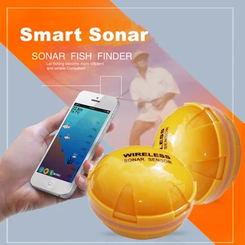 XF06 Беспроводной эхолот, смартфон, датчик гидролокатора, Bluetooth, Интеллектуальный Эхолот для Android и Ios, Визуальная ловля рыбы