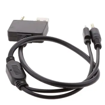 Автомобильный 3,5 мм штекерный кабель-адаптер аудиоинтерфейса AUX для для