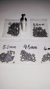 Аксессуары для резиновой ленты + 30 стальных шариков в количестве (4,0 мм + 4,5 мм + 5,0 мм + 5,5 мм + 6 мм) для ремонта рогатки своими руками