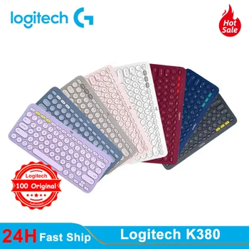 Беспроводная клавиатура Logitech K380 с несколькими устройствами Bluetooth linemate многоцветная Windows macOS Android IOS Chrome OS универсальная