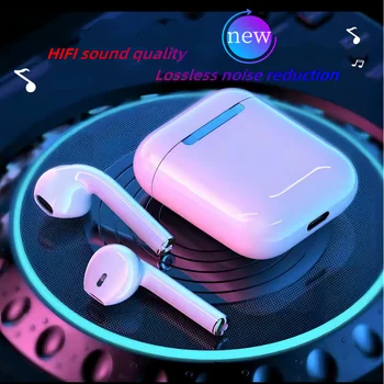 Беспроводные музыкальные наушники I7S, наушники-вкладыши, спортивные водонепроницаемые наушники-вкладыши TWS, Bluetooth-совместимая гарнитура для телефона IOS Android