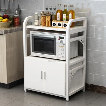 Европейский кухонный шкаф из нержавеющей стали для дома Кухонная мебель Бытовой Многослойный Многофункциональный высококлассный кухонный шкаф