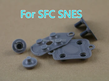 Замена 3 комплектов Для Super NES Nintendo SNES Токопроводящих Резиновых Силиконовых Накладок кнопок Ремонт контроллера для SFC