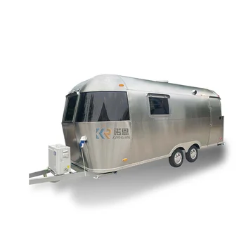 Концессионный прицеп-фургон для общественного питания Mobile Airstream Food Truck Тележка для хот-догов трейлер для барбекю Мобильные тележки для еды на продажу