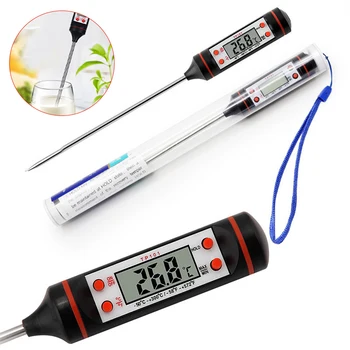 Кухонный цифровой термометр для выпечки продуктов, электронный зонд для жидкого барбекю, термометр для барбекю G421