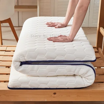 Латексный матрас для кровати, нескользящий защитный коврик для постельных принадлежностей, Складные матрасы-татами для студенческого общежития, матрас для сна на полу отеля, коврик для матраса для сна