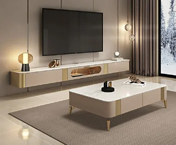 Легкий Роскошный Подвесной Настенный шкаф для телевизора в скандинавском стиле, Чайный столик, Современный Простой шкаф для гостиной