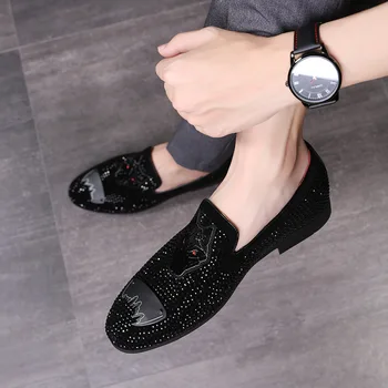 лоферы, мужская обувь, офисная прическа, мужские модельные туфли без шнуровки, деловая обувь, мужские классические zapatos de hombre de vestir, формальные ayakk 78