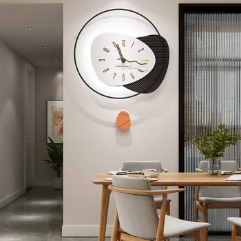 Механизм для рисования часов Гигантские настенные часы Сад Винтажные часы для гостиной Настенные украшения для дома DX50WC