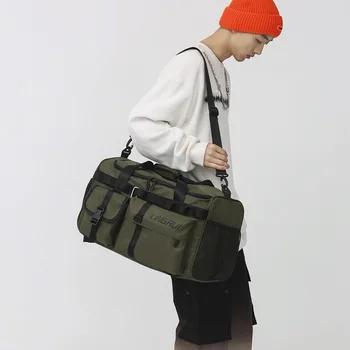 Многоцелевая сумка на одно плечо с косым пролетом, портативная легкая дорожная сумка большой емкости, рюкзак, спортивная сумка для фитнеса