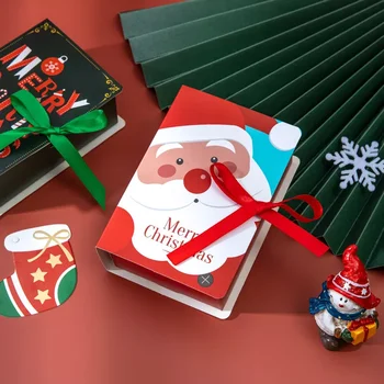 Новые креативные Коробки для конфет с Рождеством Христовым, Коробка для закусок, Коробка для шоколадных конфет, Рождественские подарочные коробки