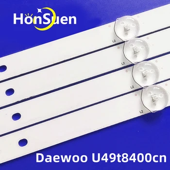 НОВЫЙ комплект из 4 шт. светодиодных полосок подсветки для Daewoo U49t8400cn (4t9l) Aluminio