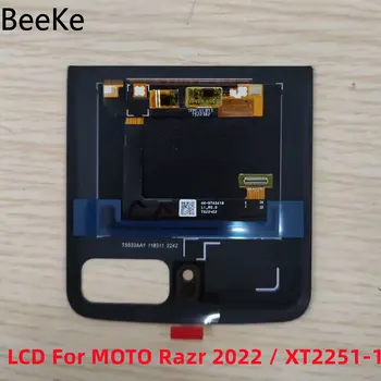 Оригинальный ЖК-экран Для Motorola MOTO Razr 2022/XT2251-1 Небольшой Внешний ЖК-дисплей С Сенсорным Цифрователем В Сборе Замена Razr3