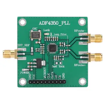Плата разработки синтезатора частоты источника радиочастотного сигнала ADF4350, Блокирующий контур синтезатора частоты 137M-4,4 ГГц, логический анализатор