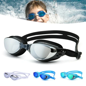 Профессиональные очки для плавания, устойчивые к ультрафиолетовому излучению, мужские и женские очки для плавания, для взрослых и подростков