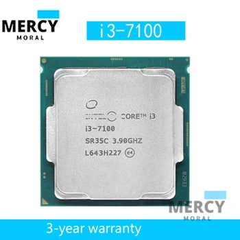 Процессоры Intel Core i3 серии 7100 I3 7100 I3-7100 CPU LGA 1151-land FC-LGA 14 нм двухъядерный подходит для настольных компьютеров