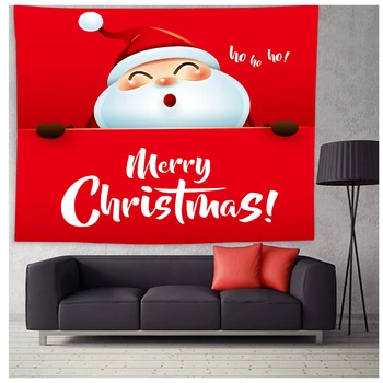 Рождественское украшение, настенный гобелен для гостиной, Рождественский настенный гобелен, подвесной ковер для спальни, подвесное пляжное одеяло