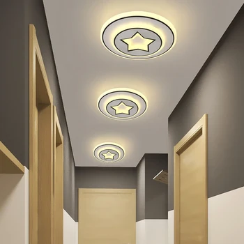 Светодиодный потолочный светильник с креативным рисунком в скандинавском стиле, освещение интерьера балкона, коридора, гардеробной, гостиной, спальни, люстра
