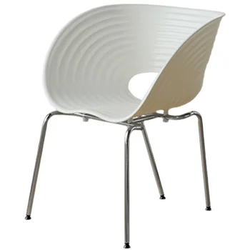 Скандинавский стул в виде ракушки, обеденный стул, домашний Минималистичный Ретро-средневековый стиль, Креативный дизайнер INS Celebrity Casual Chair