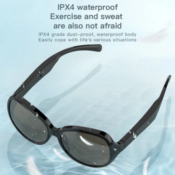 Солнцезащитные очки TWS Smart Wireless Bluetooth, умные очки, гарнитура для занятий спортом на улице, в автомобиле, наушники для прослушивания музыки, Антисиневые очки